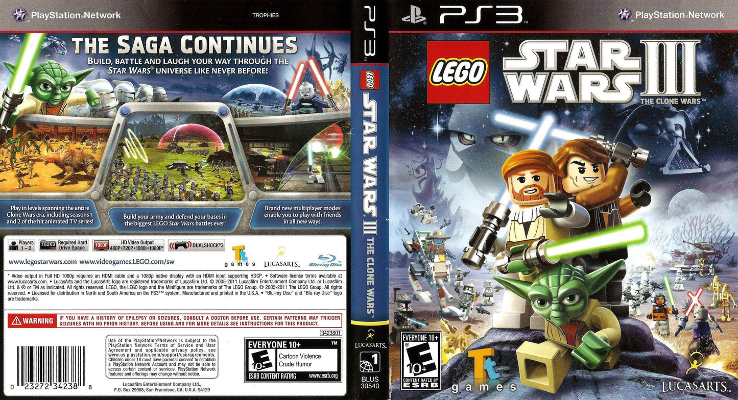 Lego Star Wars III The Clone Wars Cover Art - WOI Solutions