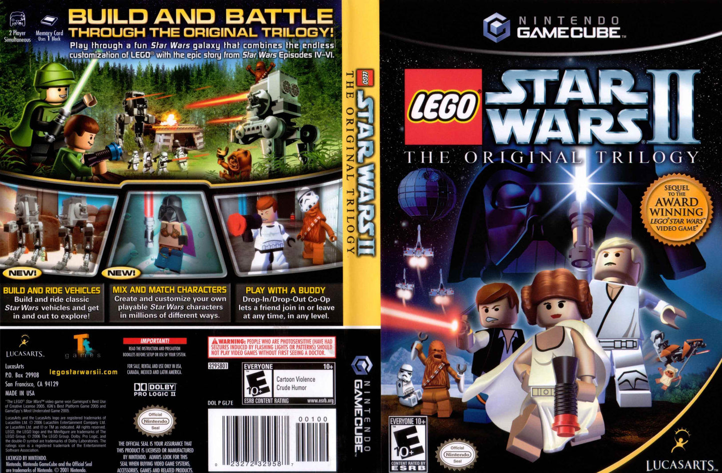 Lego Star Wars II The Original Trilogy Cover Art - WOI Solutions