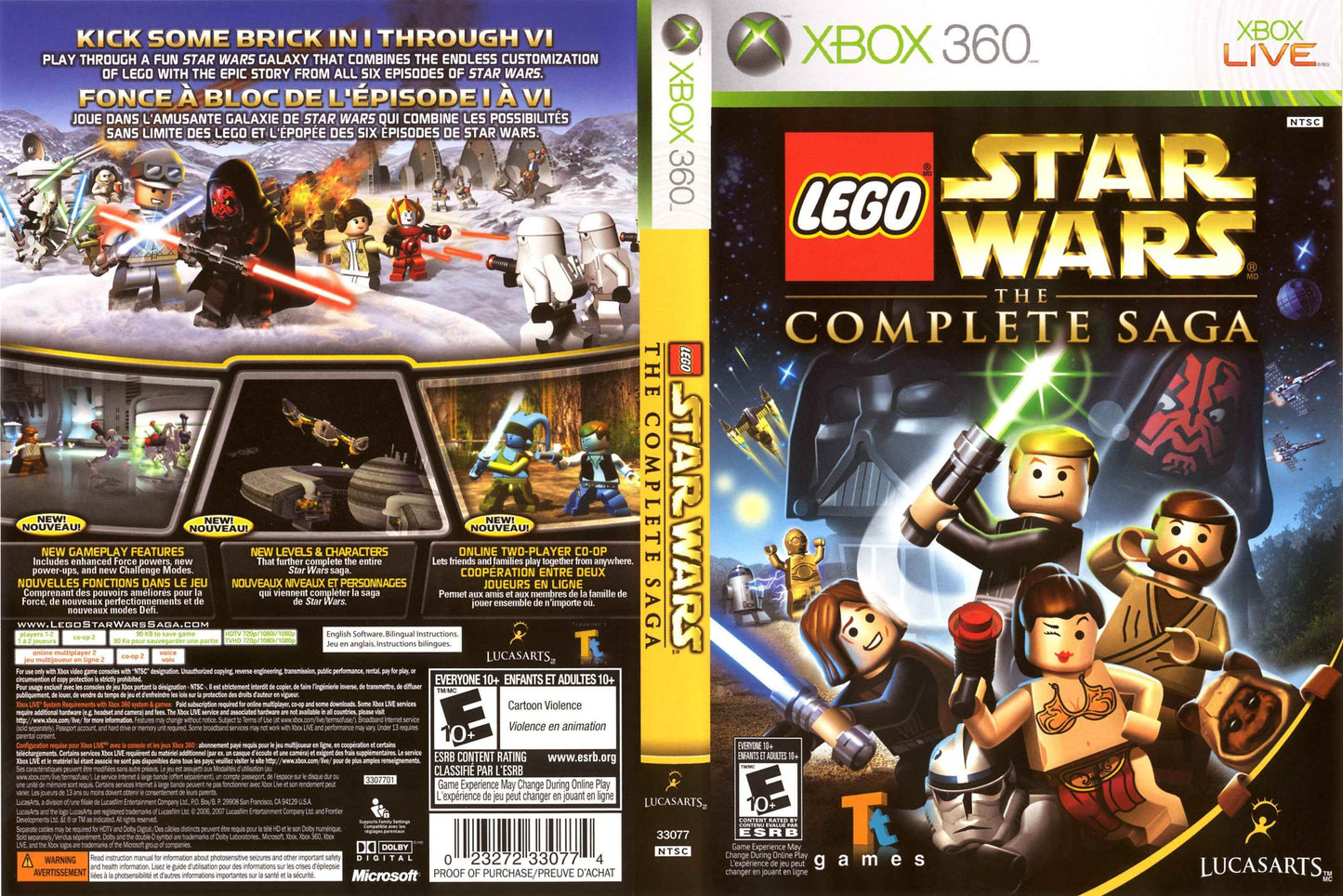 Lego Star Wars The Complete Saga Cover Art - WOI Solutions