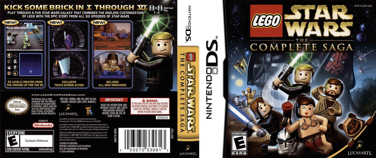 Lego Star Wars The Complete Saga Cover Art - WOI Solutions