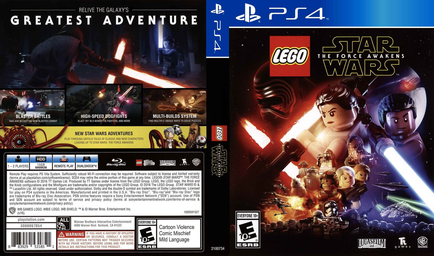 Lego Star Wars The Force Awakens Cover Art - WOI Solutions