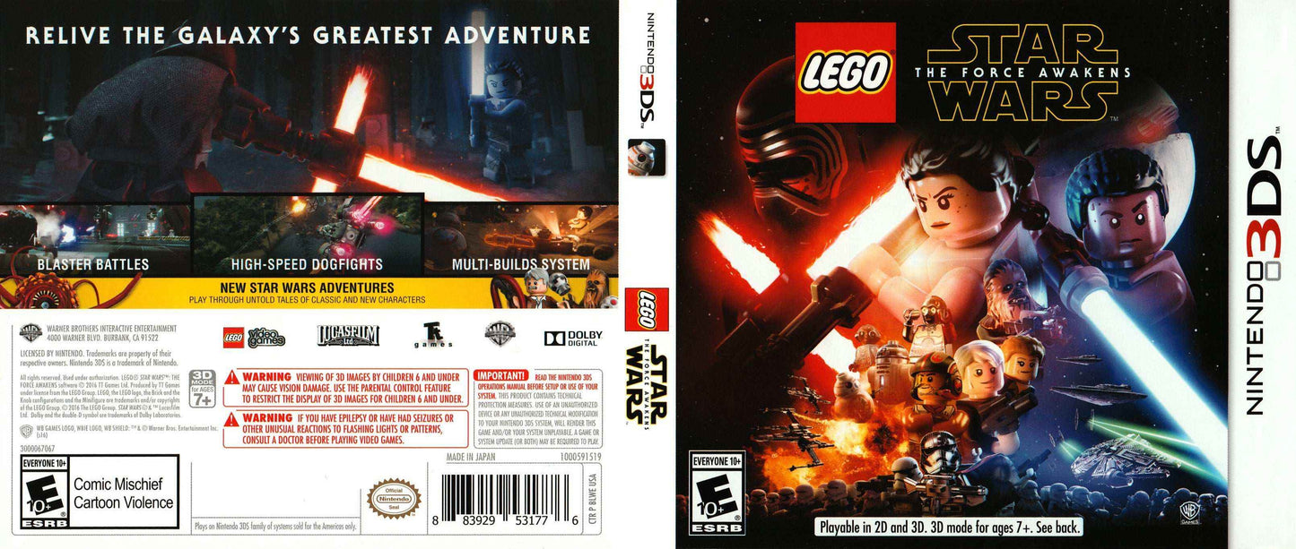 Lego Star Wars The Force Awakens Cover Art - WOI Solutions