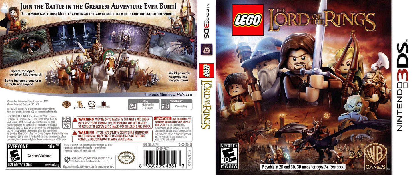 Lego The Lord of the Rings Cover Art - WOI Solutions