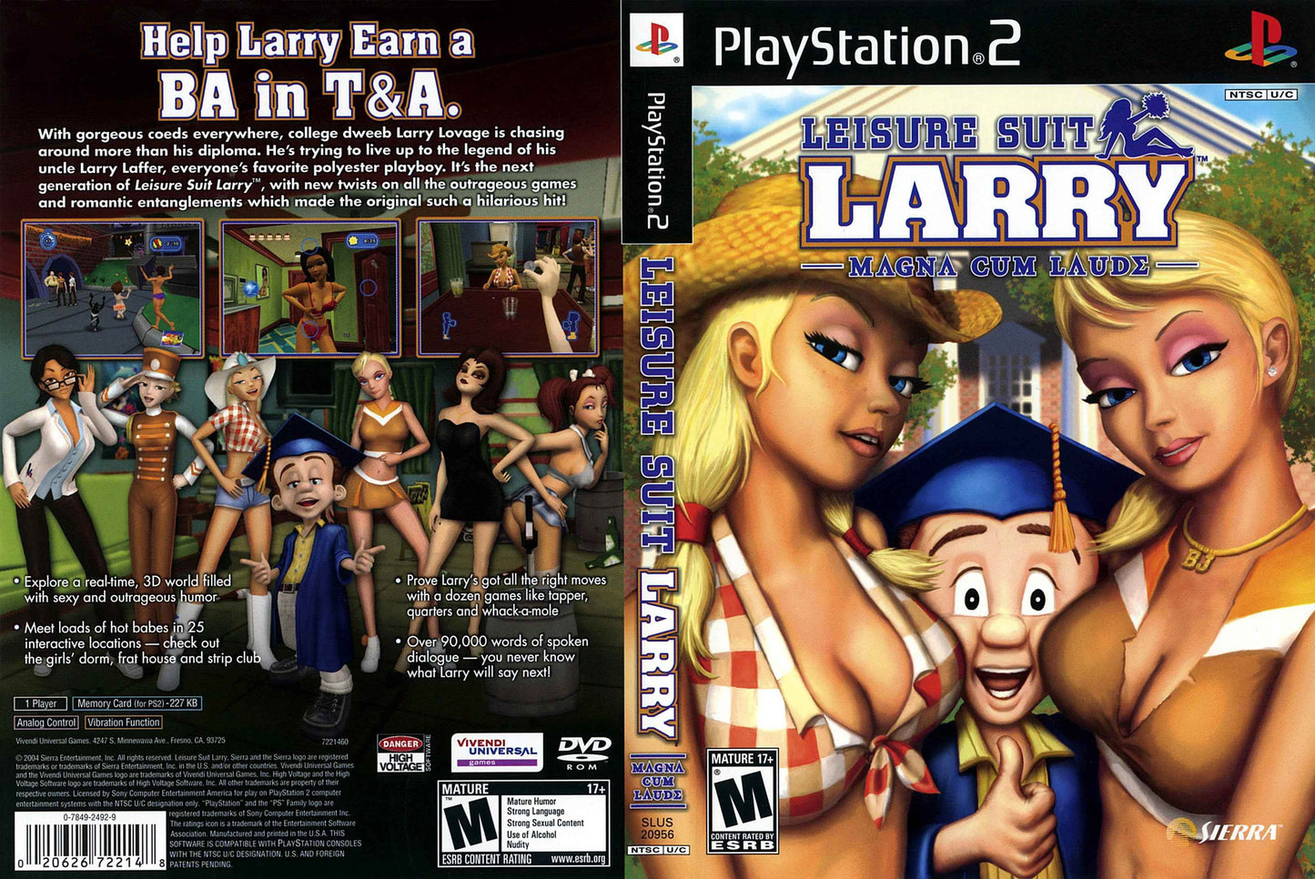 Leisure Suit Larry Magna Cum Laude Cover Art - WOI Solutions
