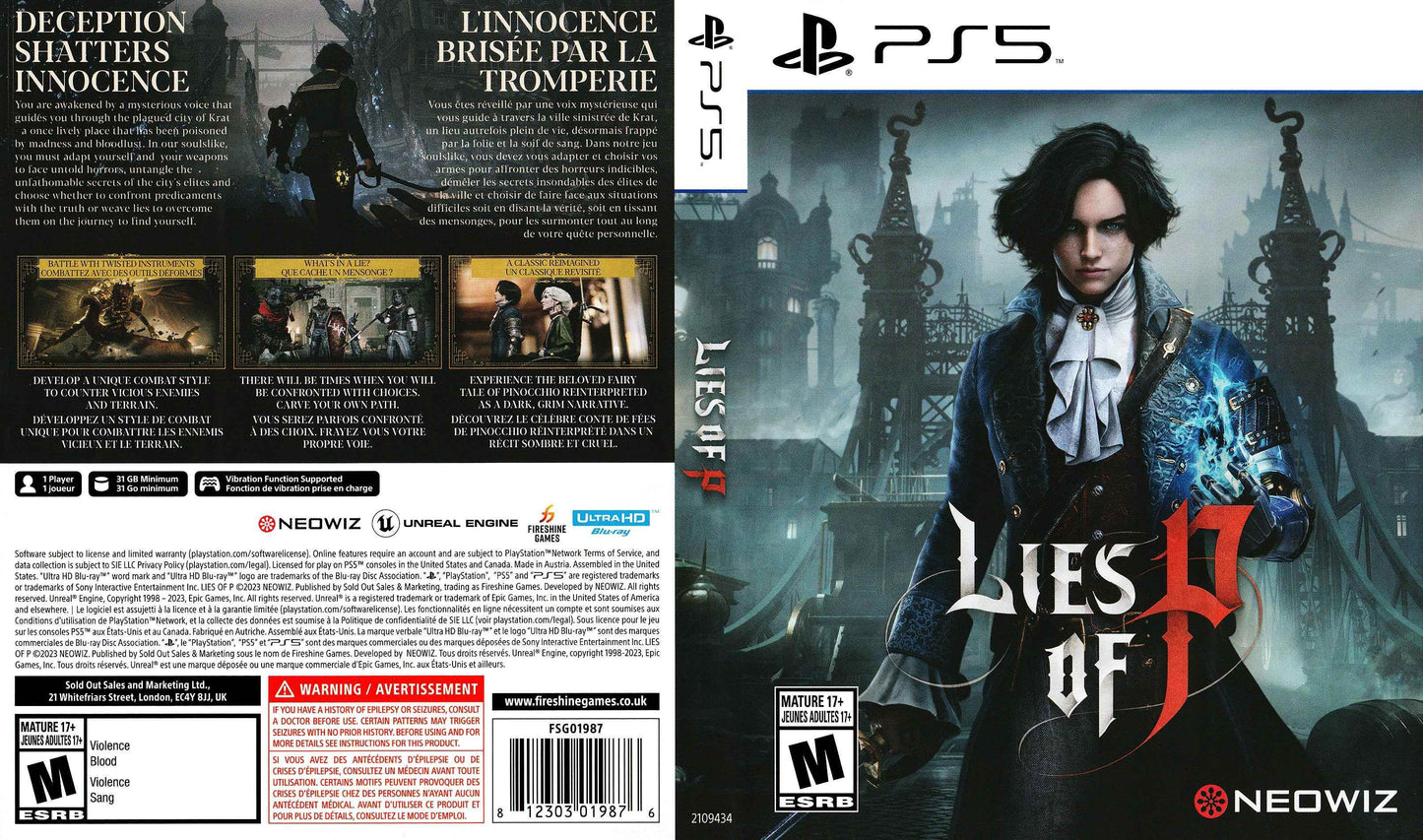 Lies of P Cover Art - WOI Solutions