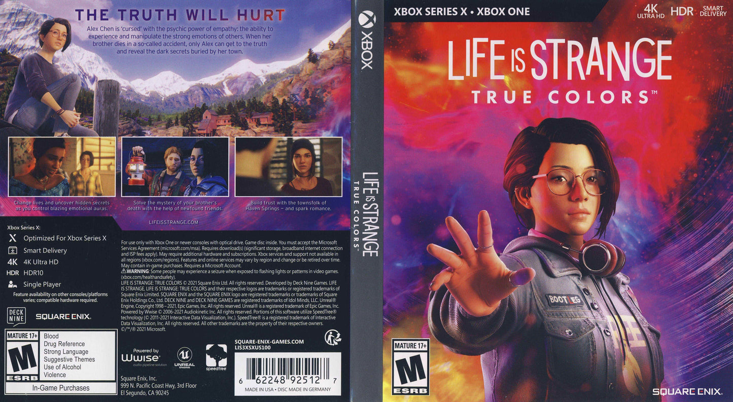 Life is Strange True Colors Cover Art - WOI Solutions