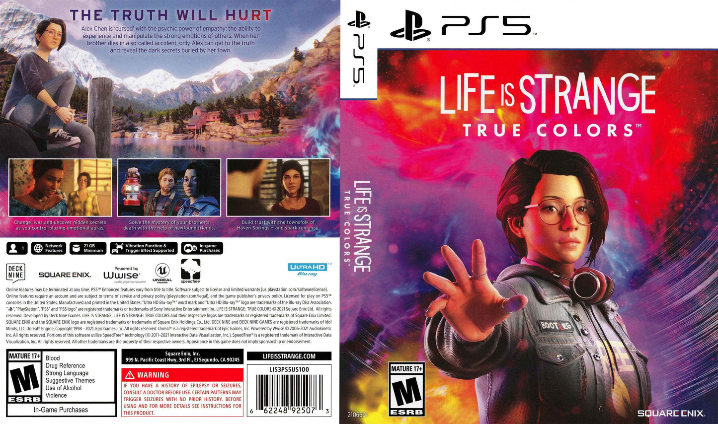 Life Is Strange - True Colors Cover Art - WOI Solutions
