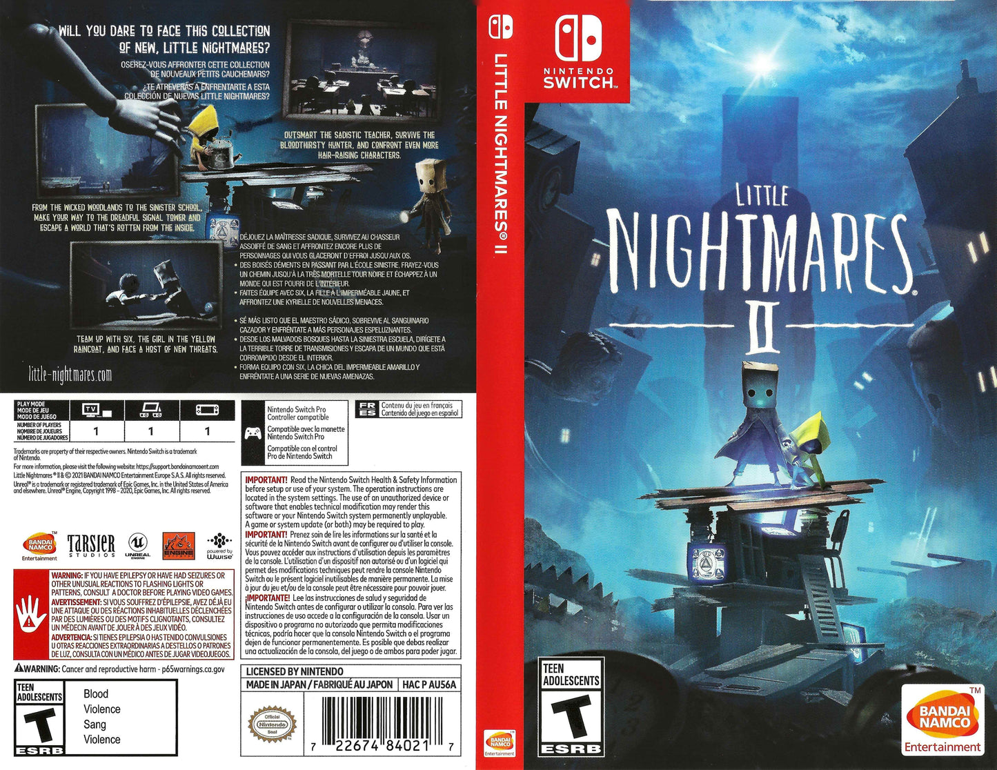 Little Nightmares II Cover Art - WOI Solutions