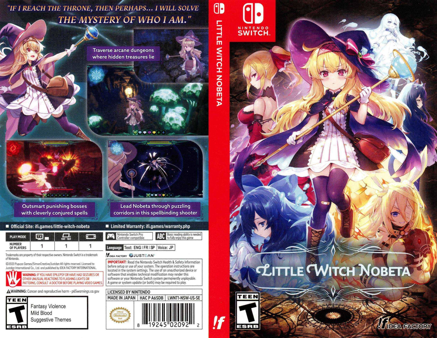 Little Witch Nobeta Cover Art - WOI Solutions