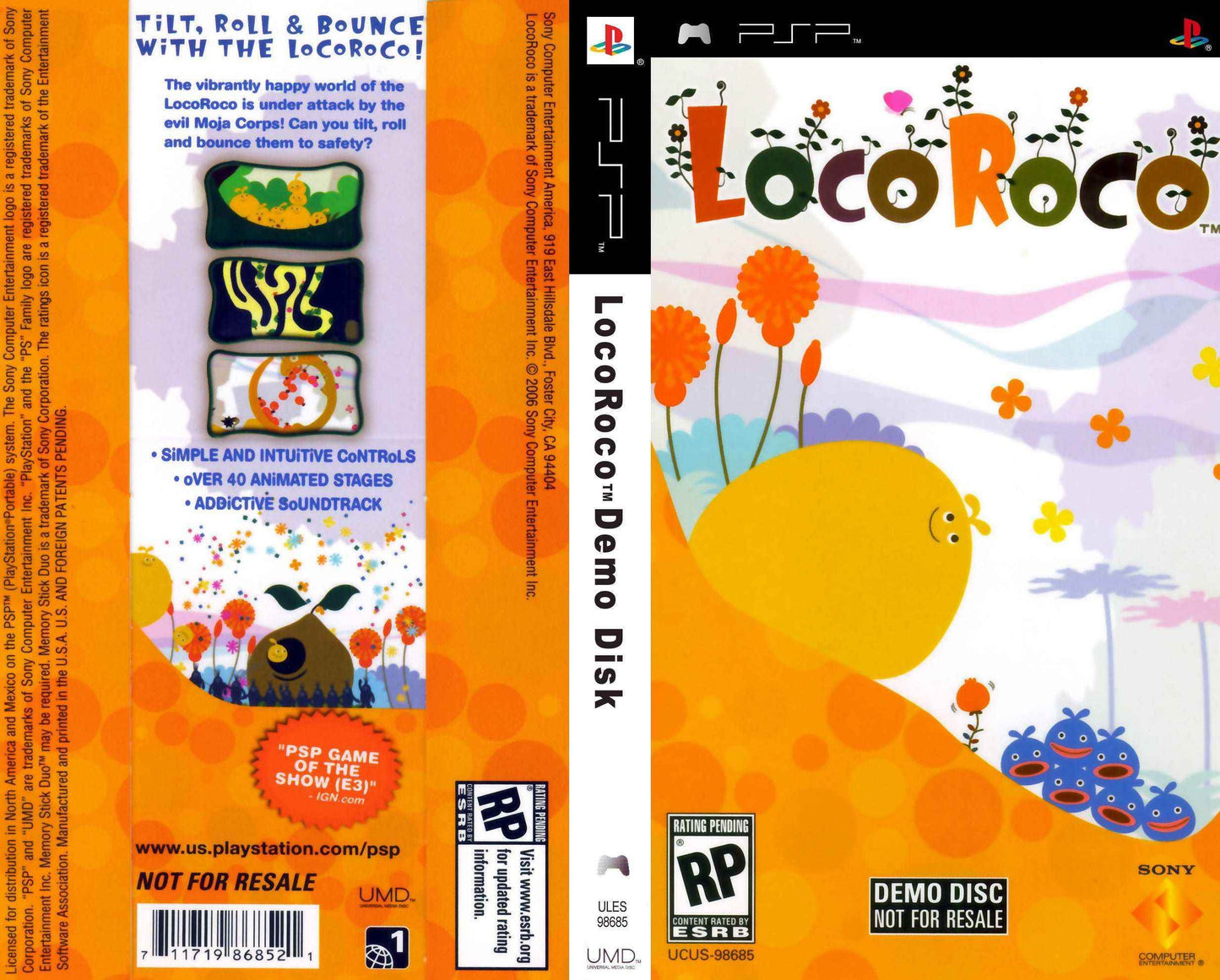 Loco Roco Cover Art - WOI Solutions
