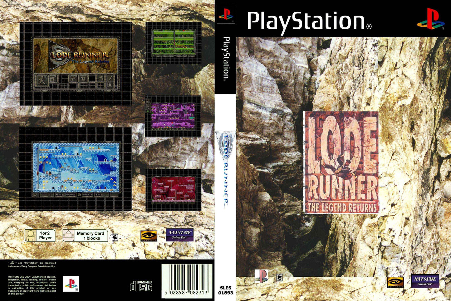 Lode Runner The Legend Returns Cover Art - WOI Solutions