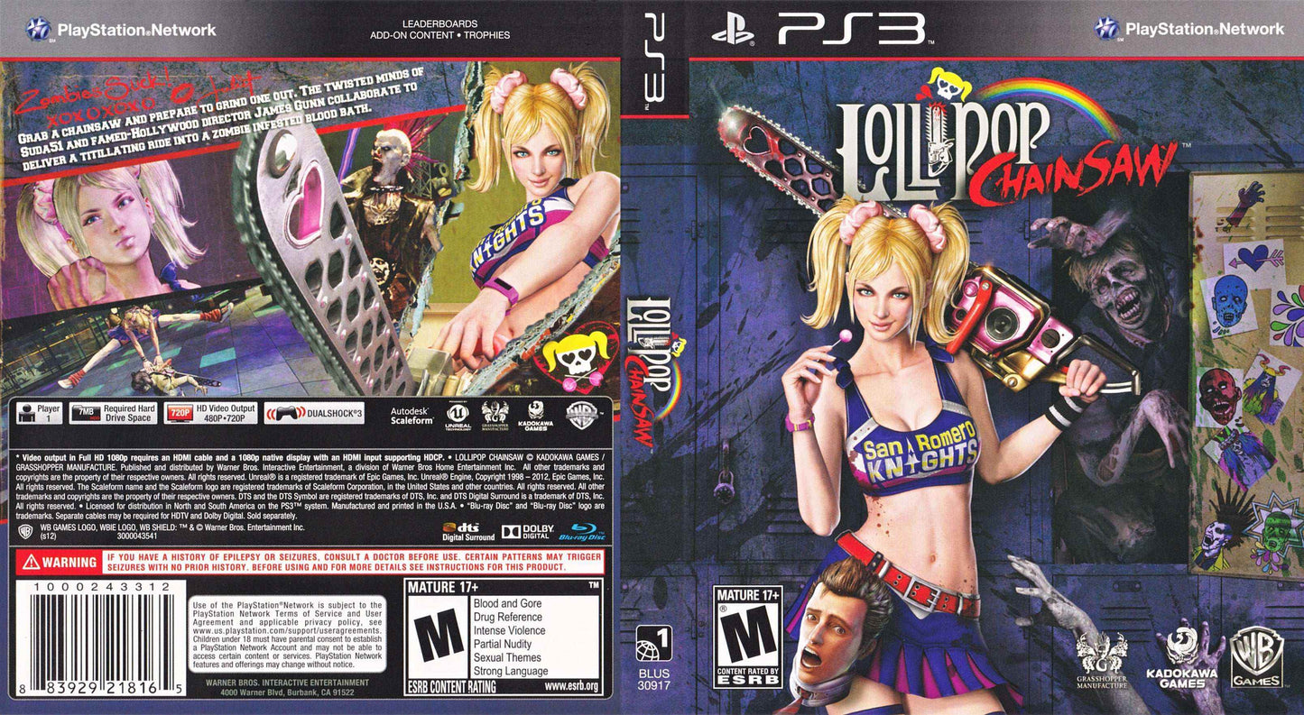 Lollipop Chainsaw Cover Art - WOI Solutions