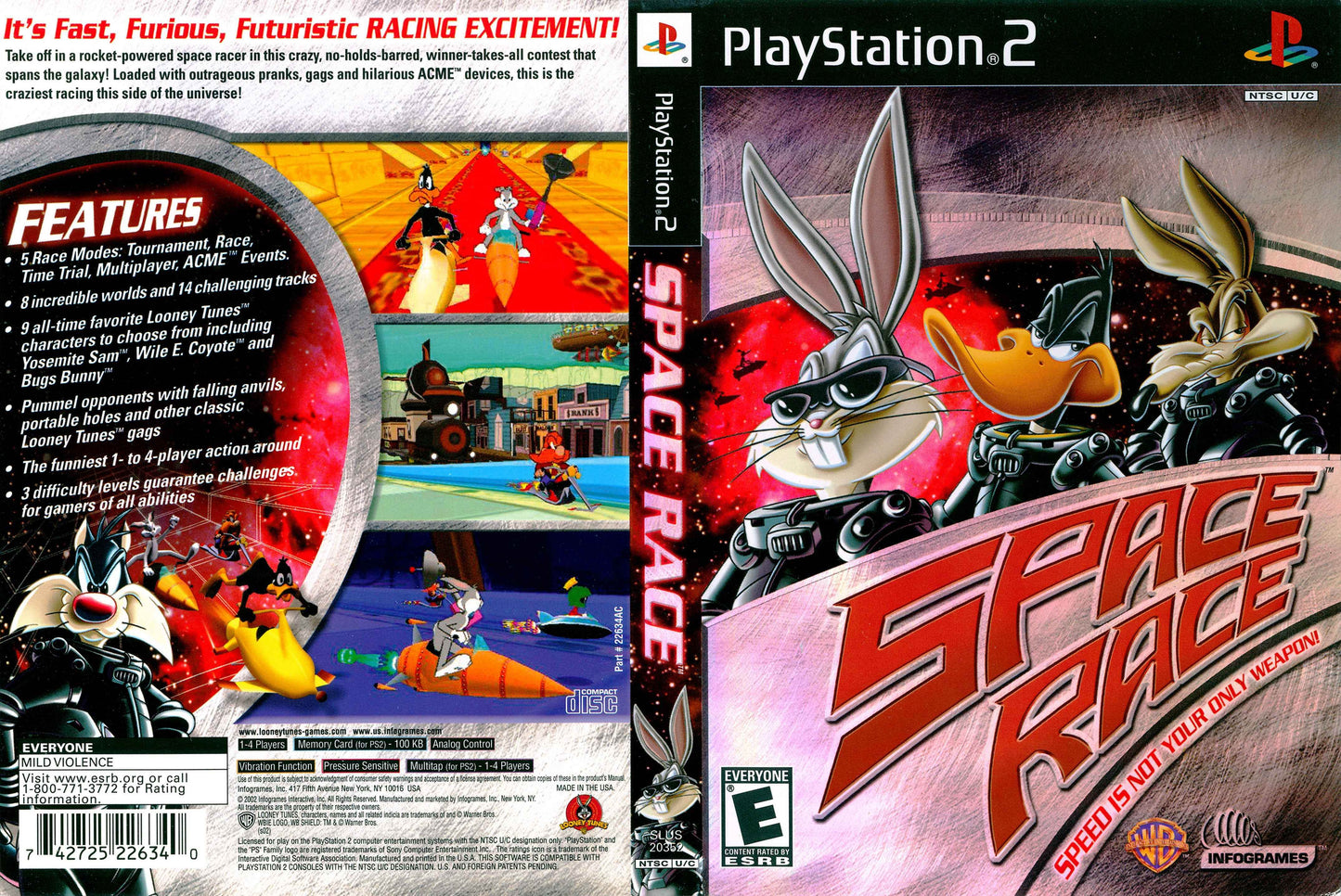 Looney Tunes Space Race Cover Art - WOI Solutions