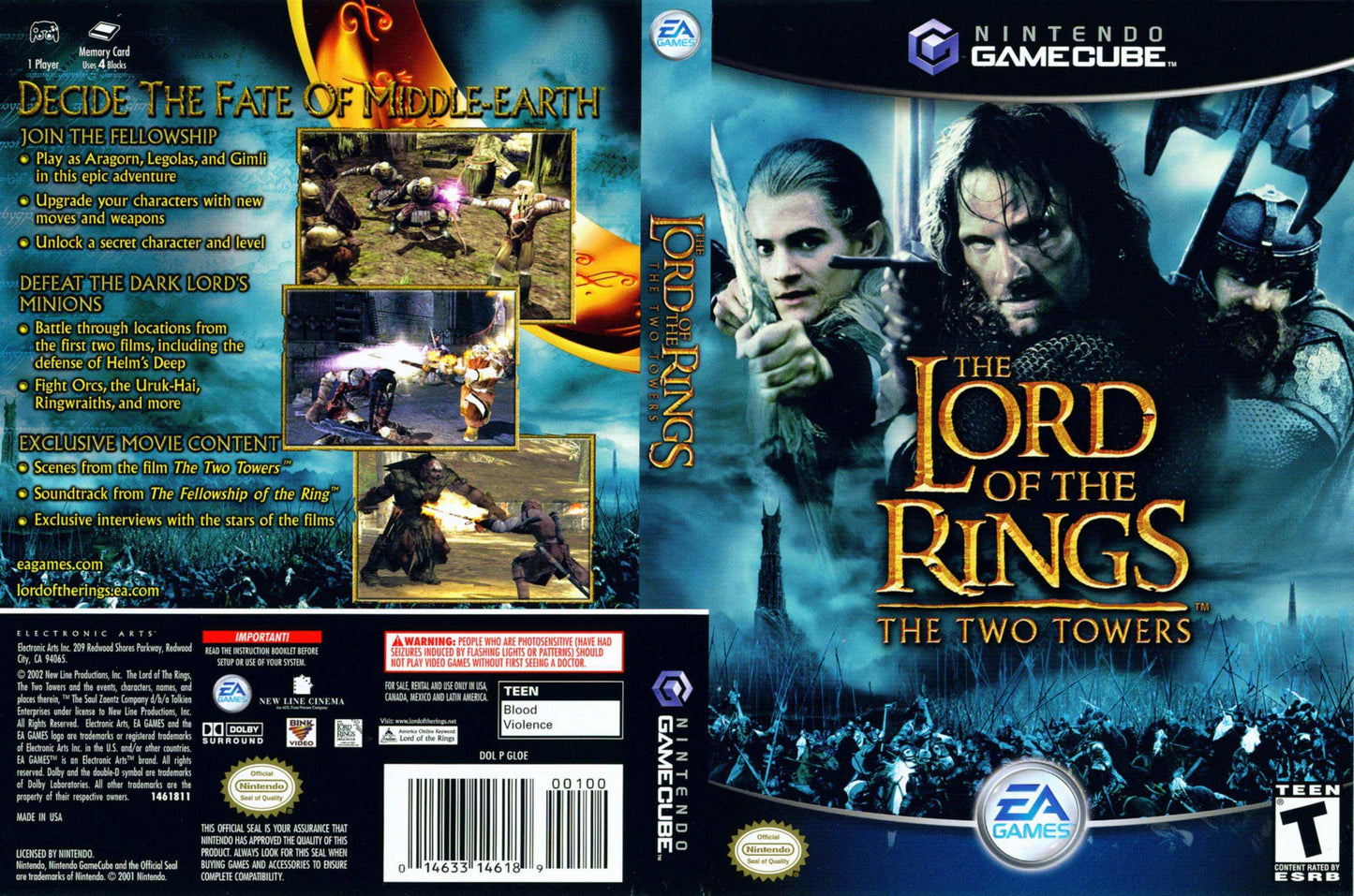Lord Of The Rings The Two Towers, The Cover Art - WOI Solutions