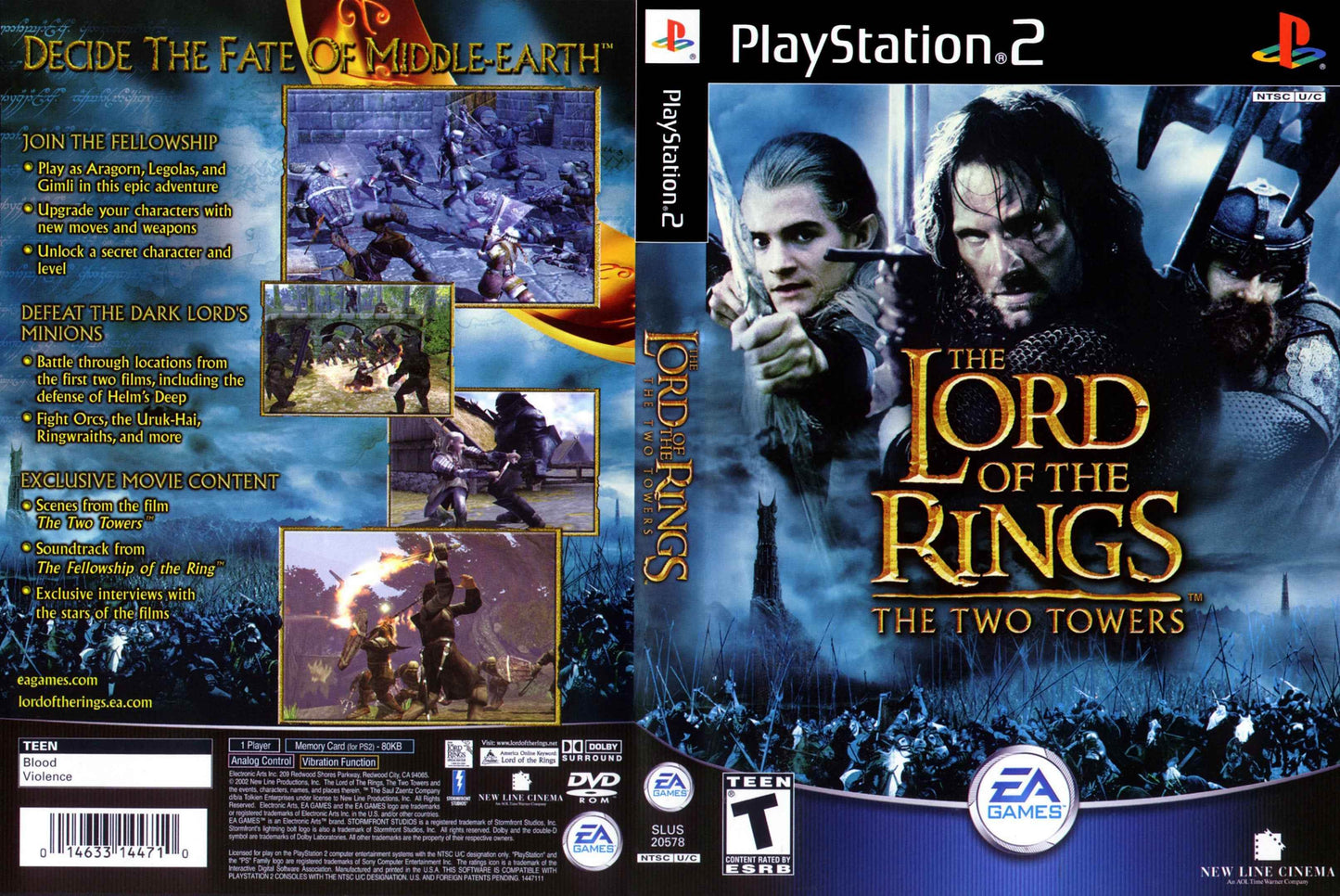 Lord Of The Rings The Two Towers, The Cover Art - WOI Solutions