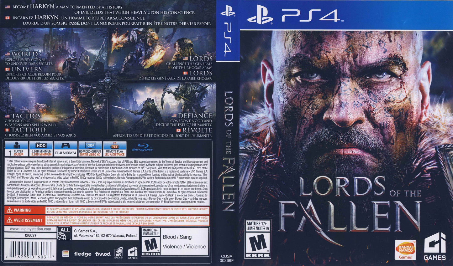 Lords of the Fallen Cover Art - WOI Solutions