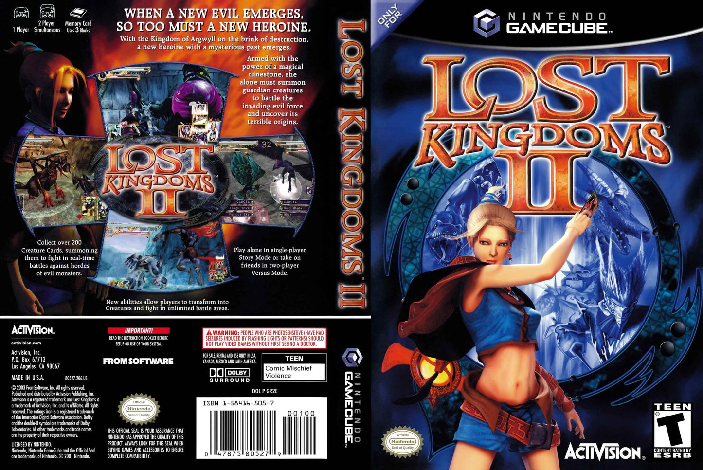 Lost Kingdoms II Cover Art - WOI Solutions