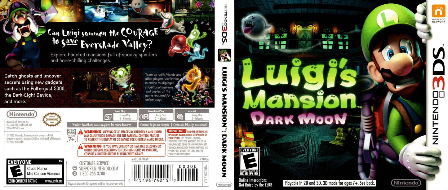 Luigi's Mansion Dark Moon Cover Art - WOI Solutions