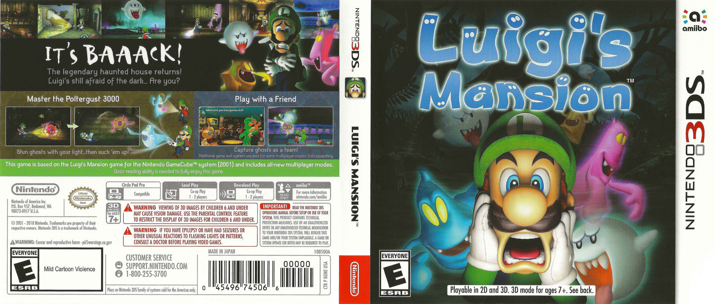 Luigi's Mansion Cover Art - WOI Solutions