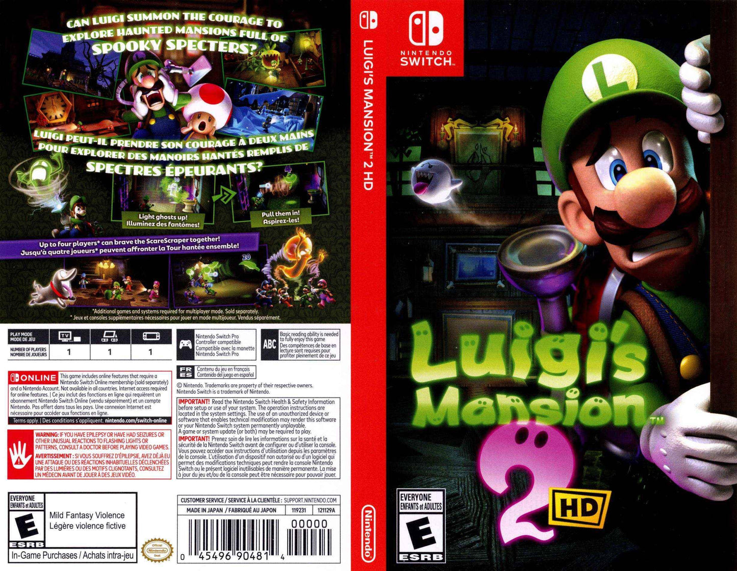 Luigi's Mansion 2 HD Cover Art - WOI Solutions