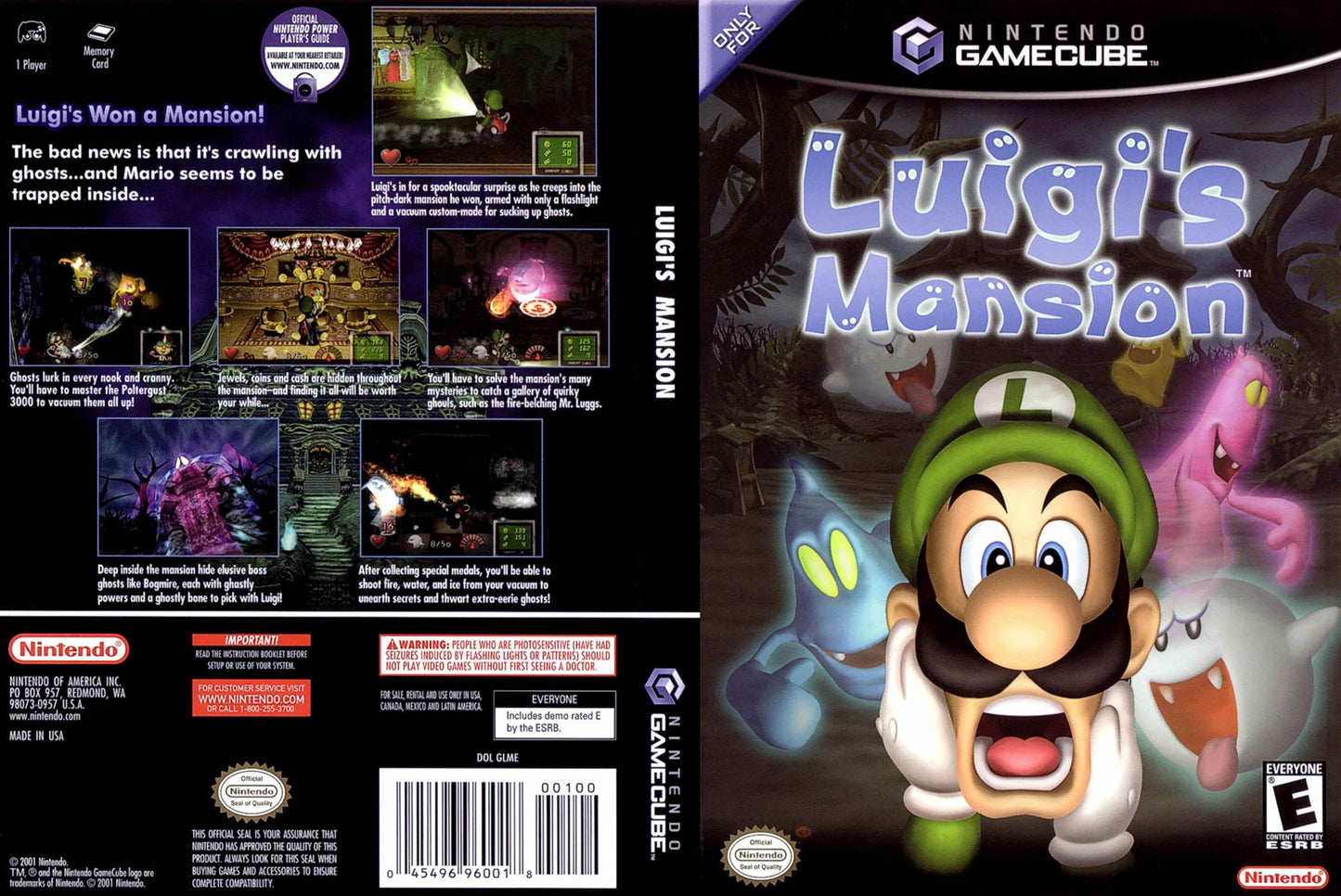 Luigi's Mansion Cover Art - WOI Solutions