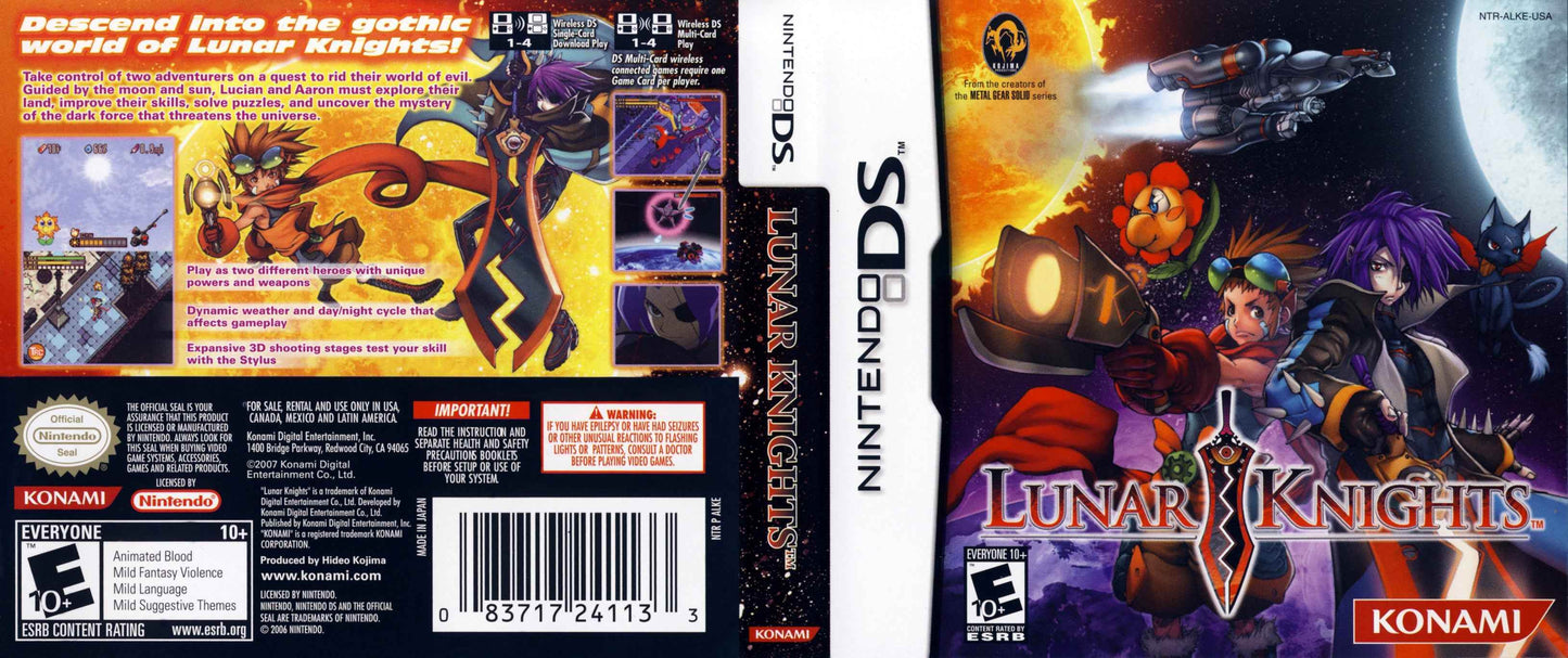 Lunar Knights Cover Art - WOI Solutions