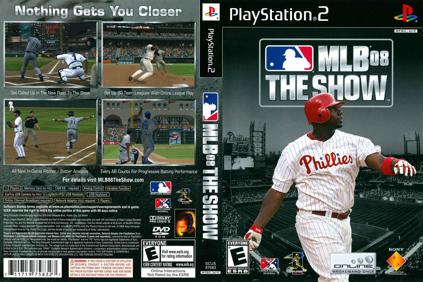 MLB 08 The Show Cover Art - WOI Solutions