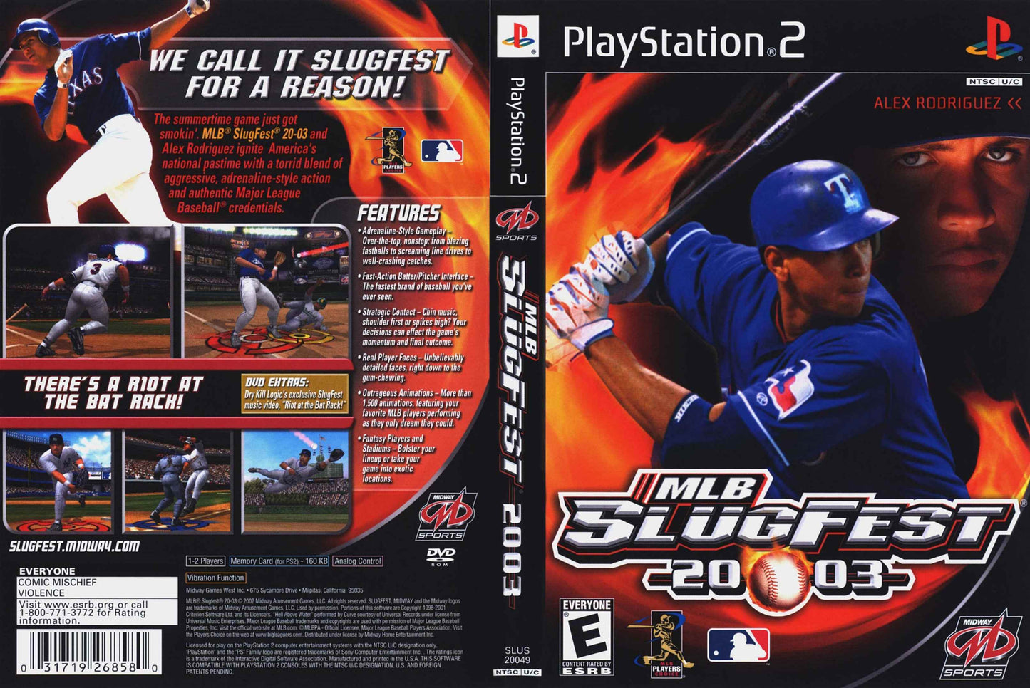 MLB SlugFest 2003 Cover Art - WOI Solutions