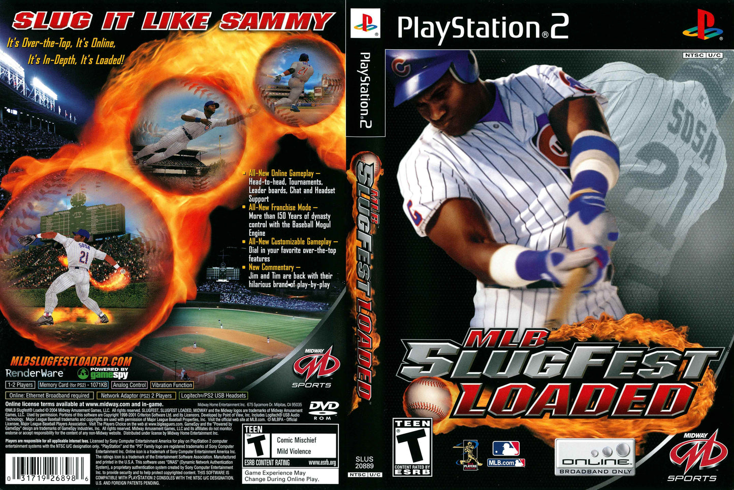 MLB SlugFest Loaded Cover Art - WOI Solutions