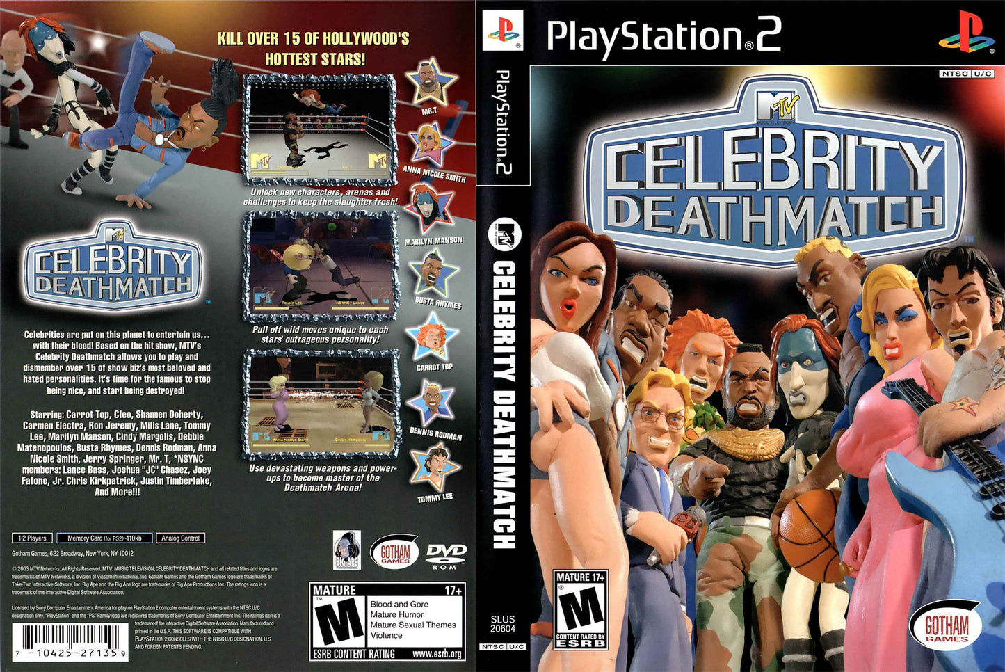 MTV Celebrity Deathmatch Cover Art - WOI Solutions