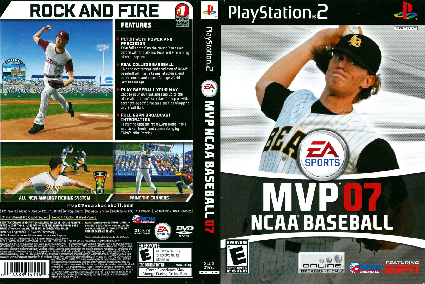 MVP 07 NCAA Baseball Cover Art - WOI Solutions