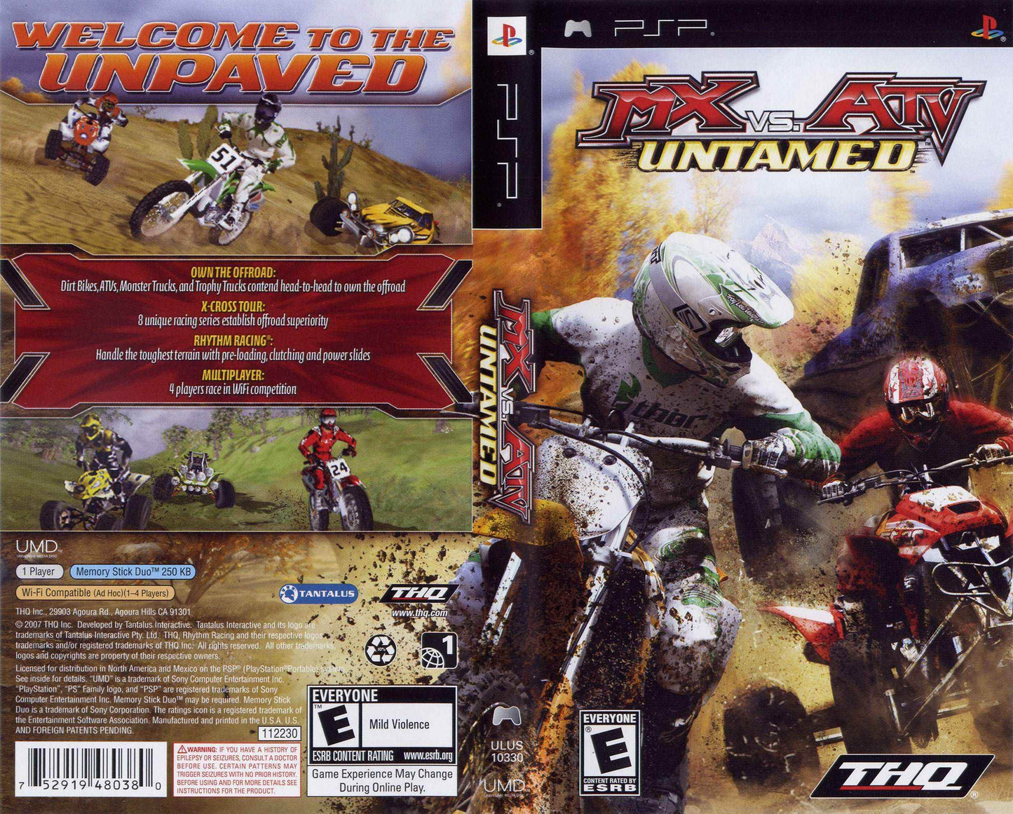 MX vs. ATV Untamed Cover Art - WOI Solutions