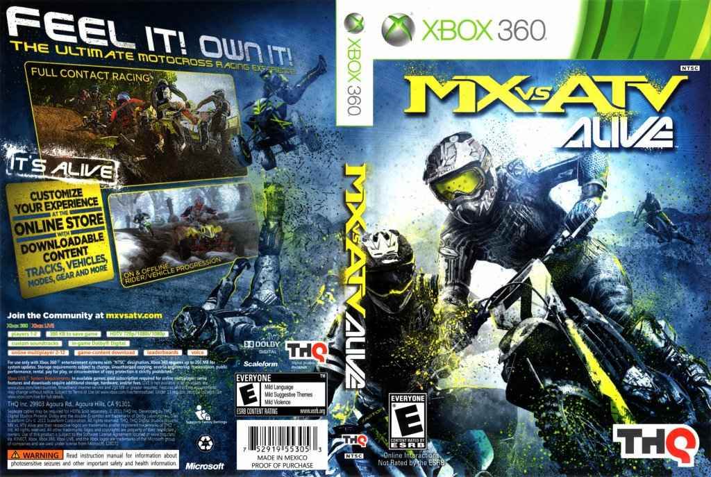 MX vs. ATV Alive Cover Art - WOI Solutions