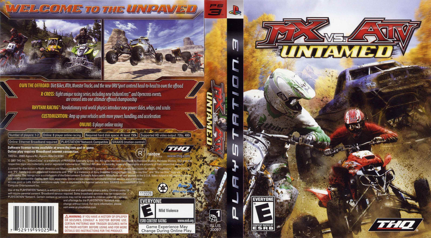 MX vs. ATV Untamed Cover Art - WOI Solutions