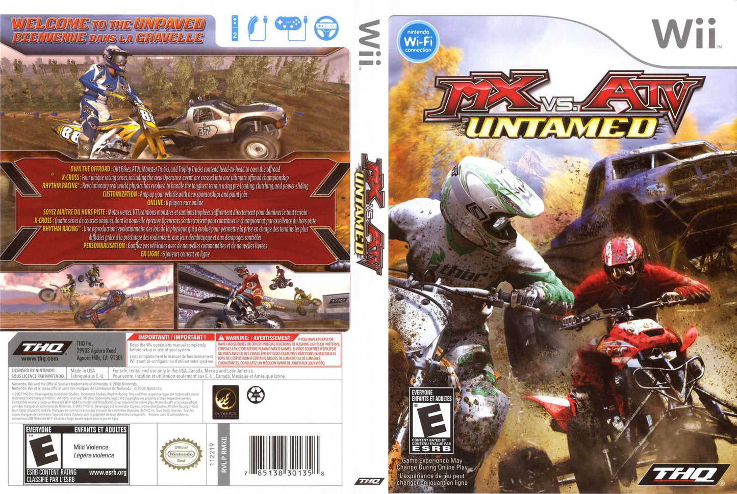 MX vs. ATV Untamed Cover Art - WOI Solutions