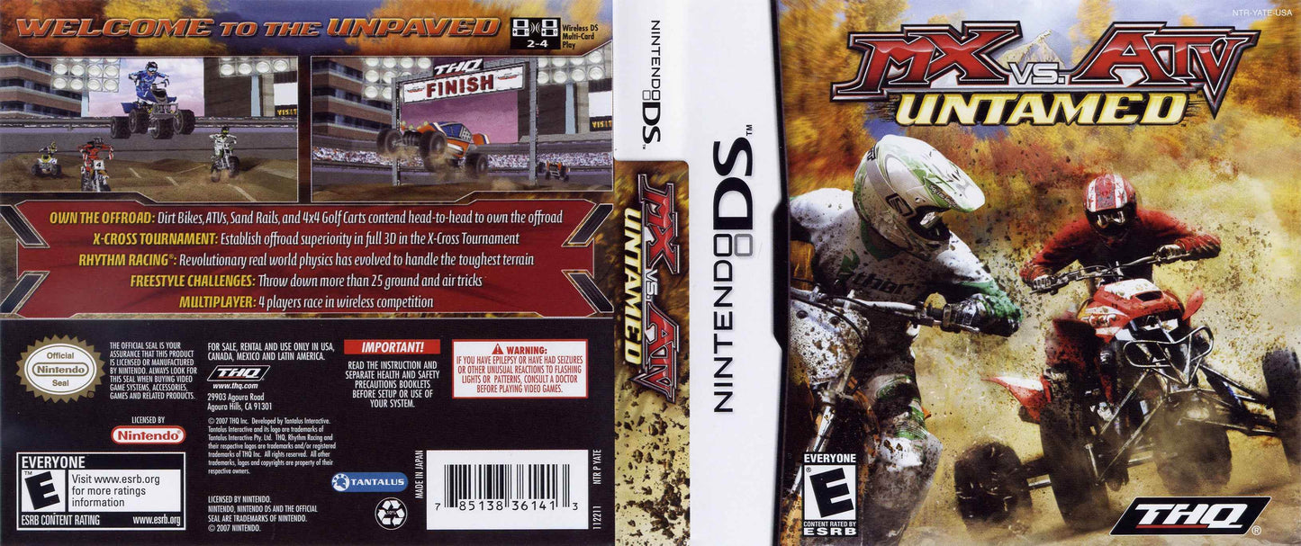MX vs. ATV Untamed Cover Art - WOI Solutions