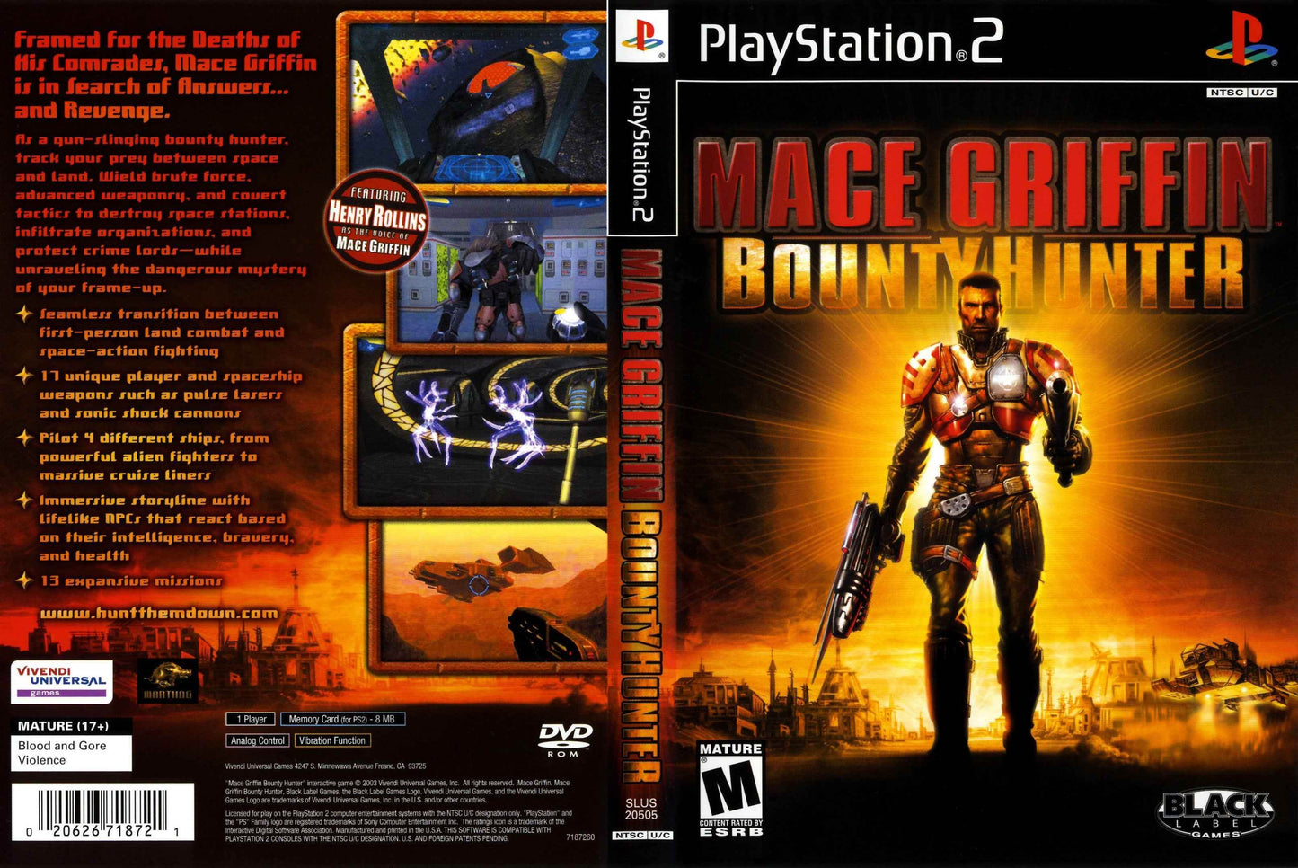 Mace Griffin Bounty Hunter Cover Art - WOI Solutions