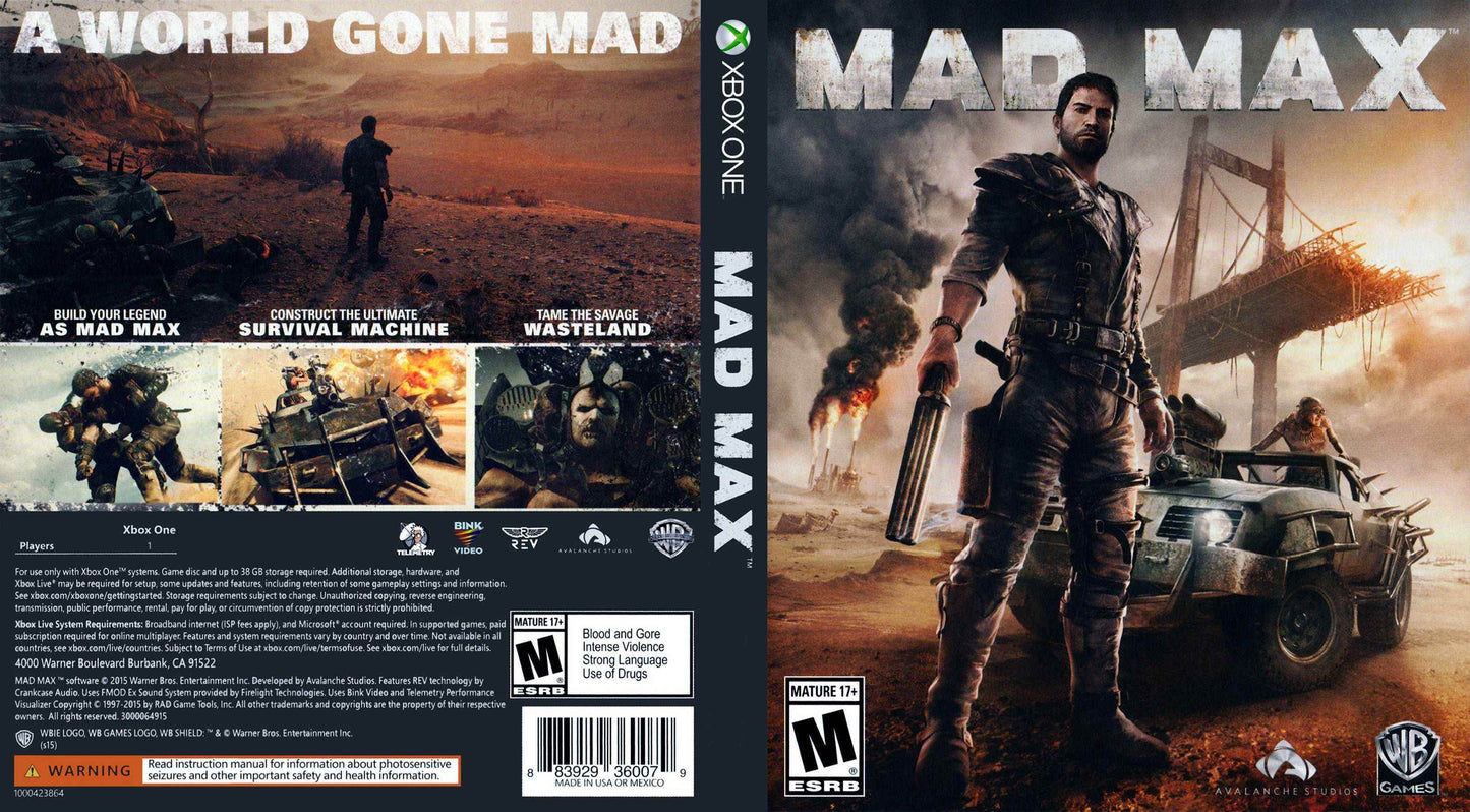 Mad Max Cover Art - WOI Solutions