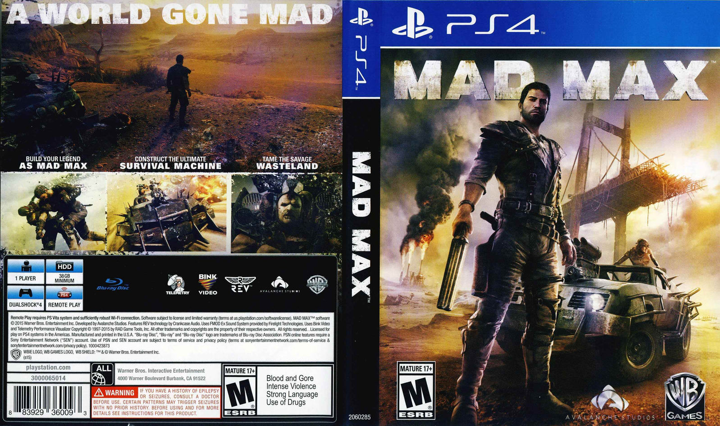 Mad Max Cover Art - WOI Solutions