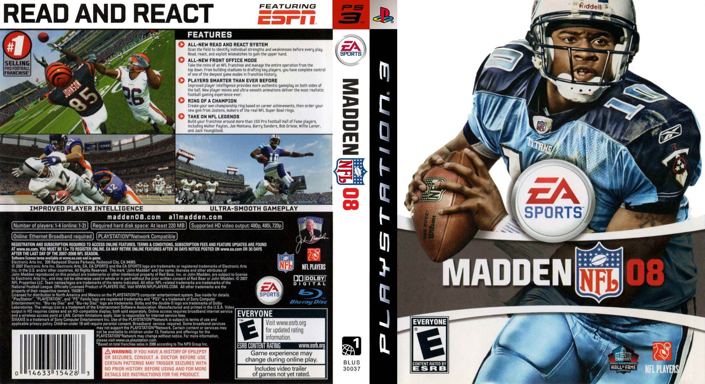 Madden 08 Cover Art - WOI Solutions