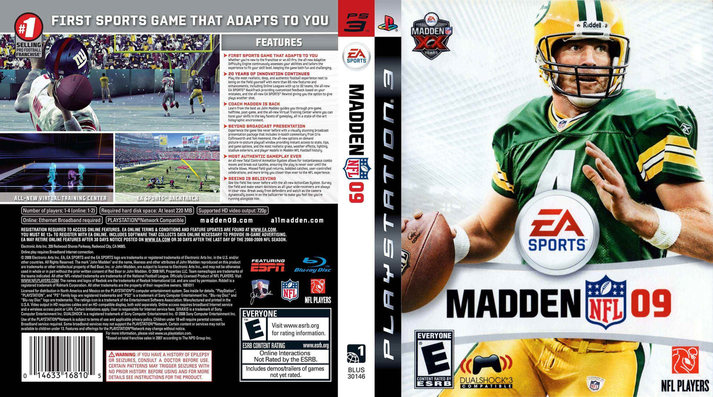 Madden 09 Cover Art - WOI Solutions