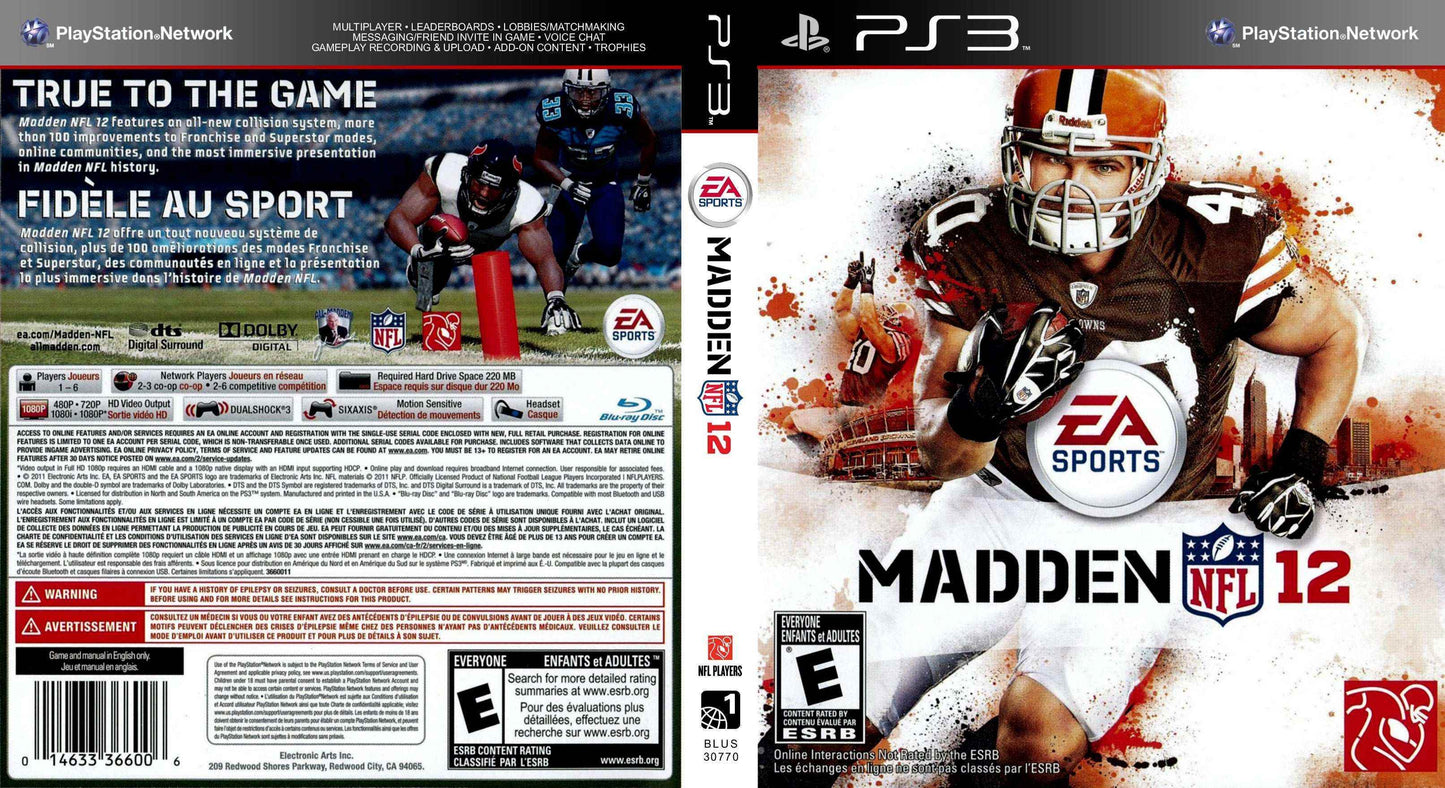 Madden 12 Cover Art - WOI Solutions
