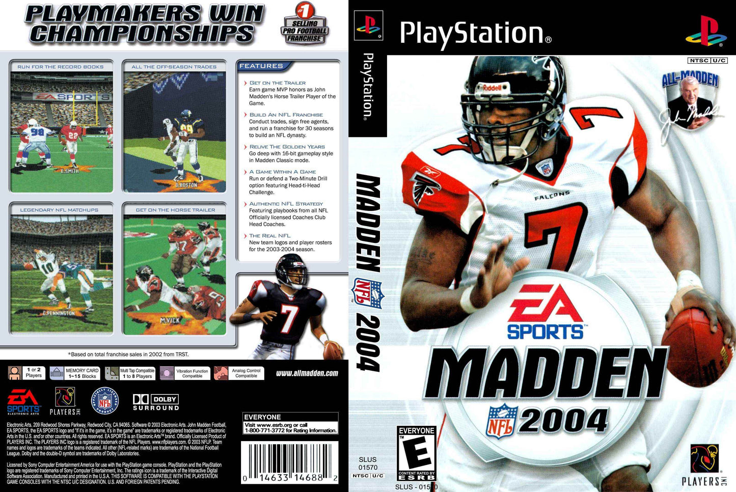 Madden 2004 Cover Art - WOI Solutions