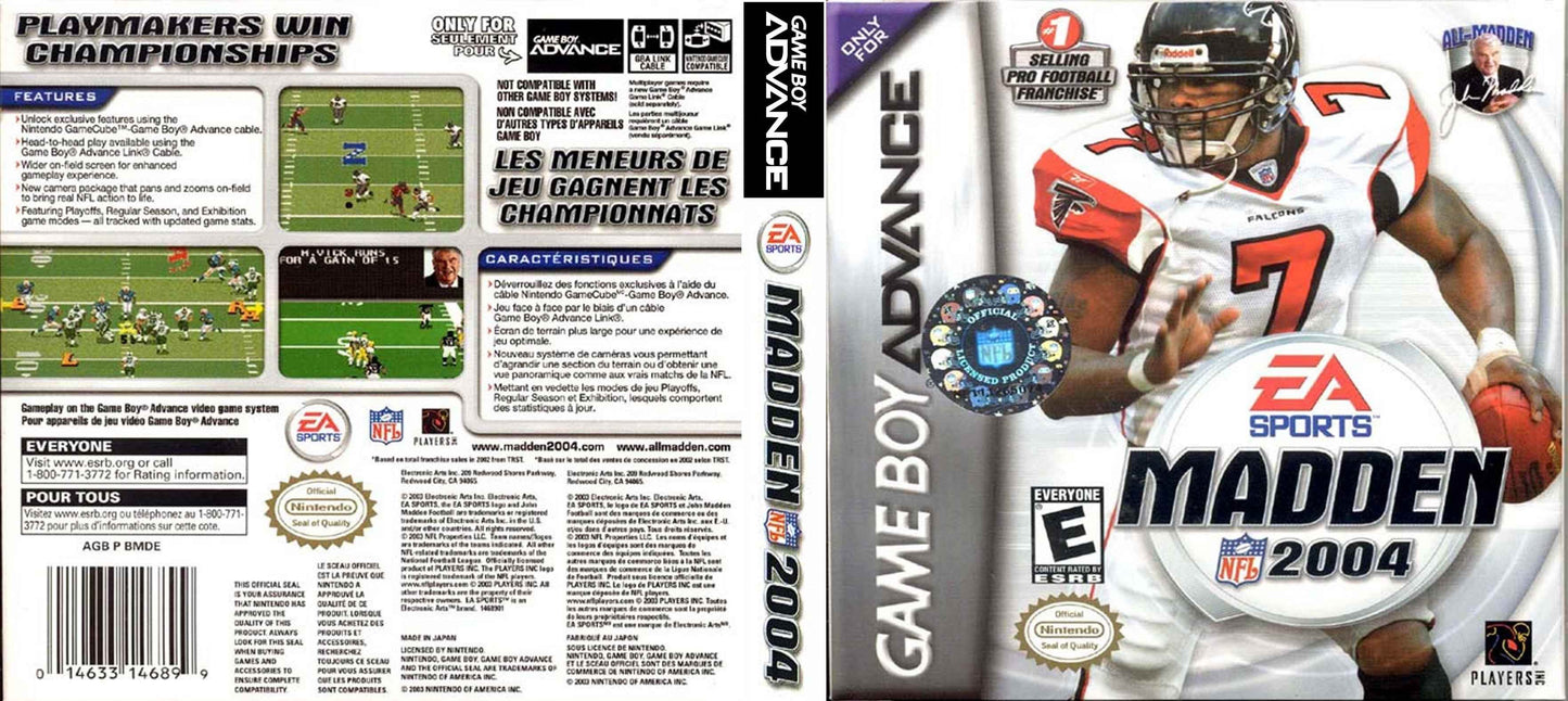 Madden 2004 Cover Art - WOI Solutions