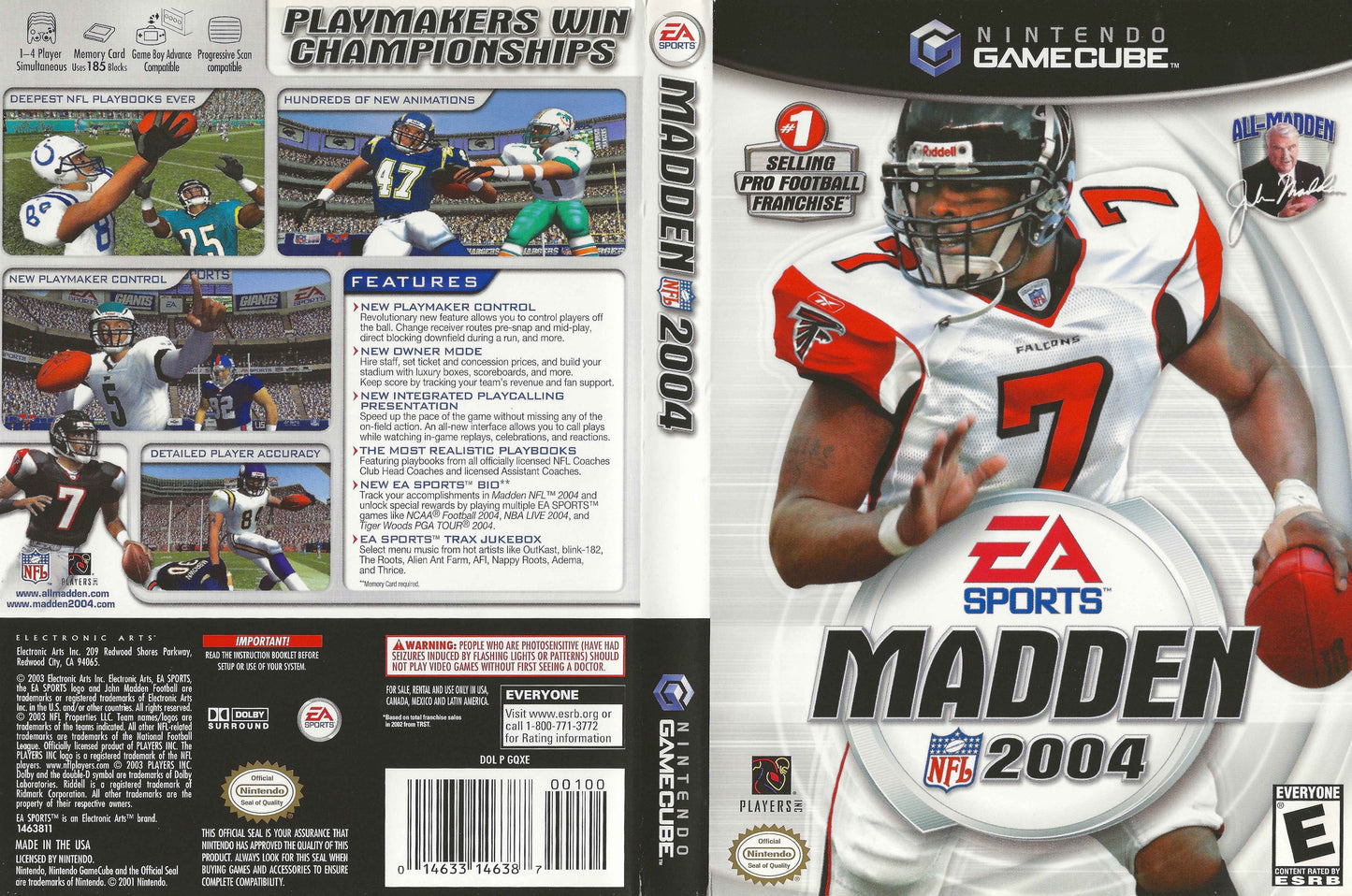 Madden 2004 Cover Art - WOI Solutions