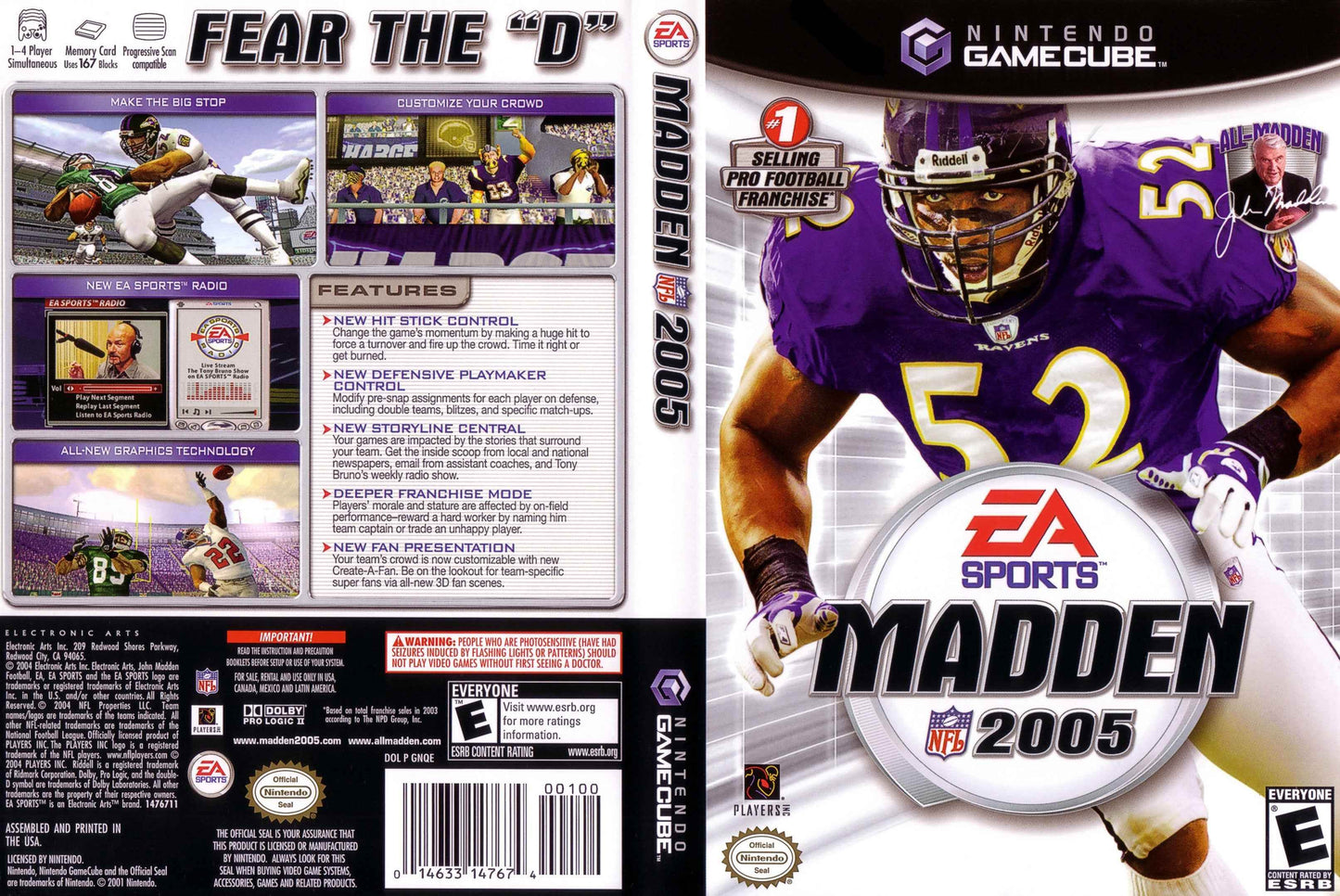 Madden 2005 Cover Art - WOI Solutions