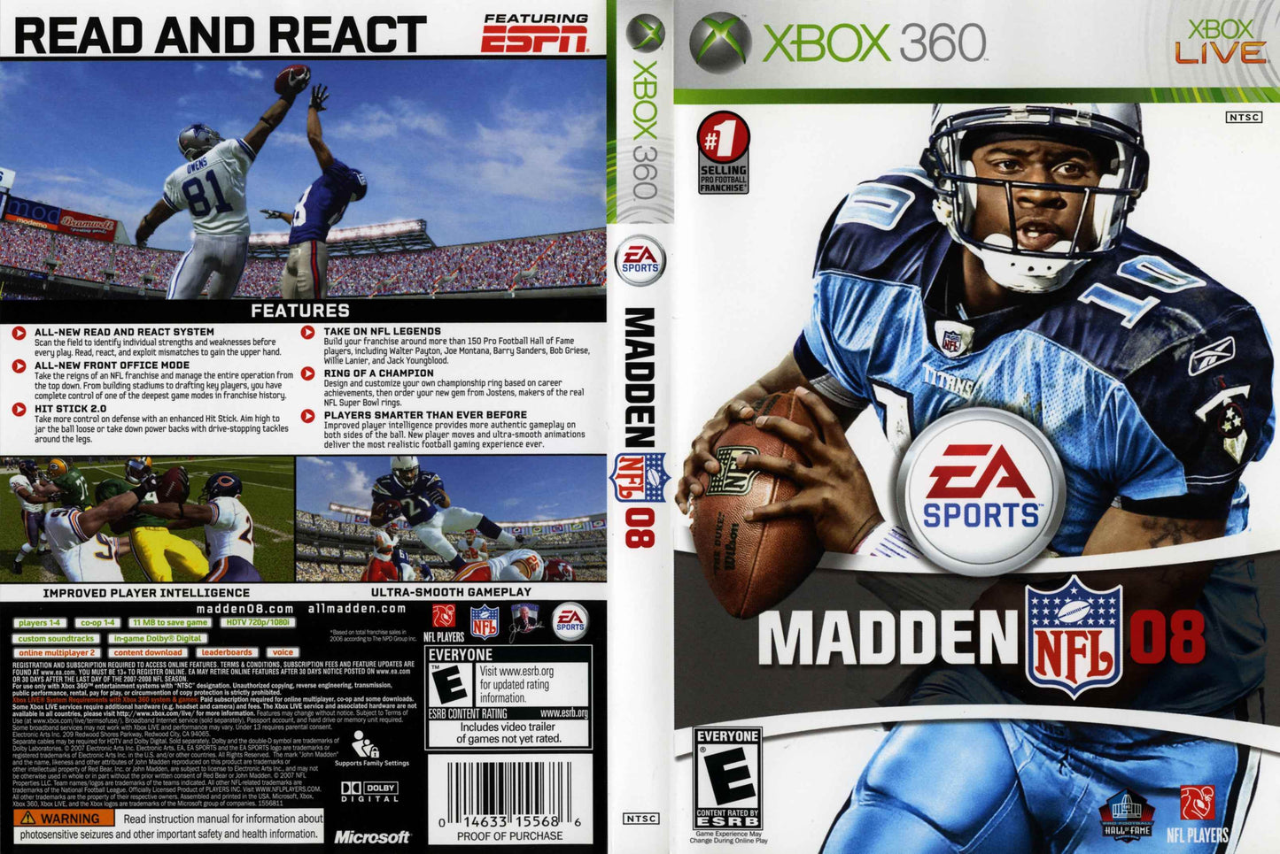 Madden NFL 08 Cover Art - WOI Solutions