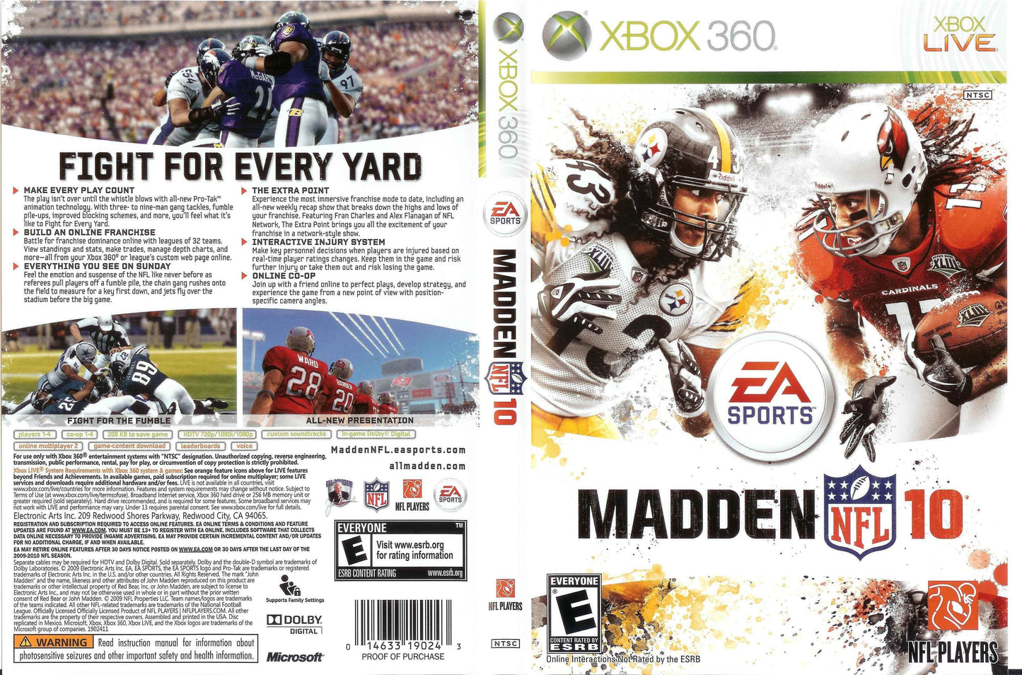Madden NFL 10 Cover Art - WOI Solutions
