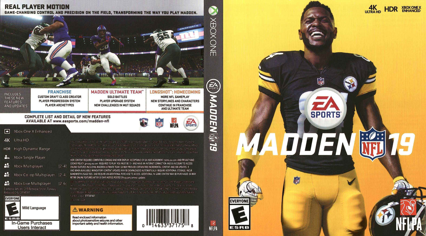 Madden NFL 19 Cover Art - WOI Solutions