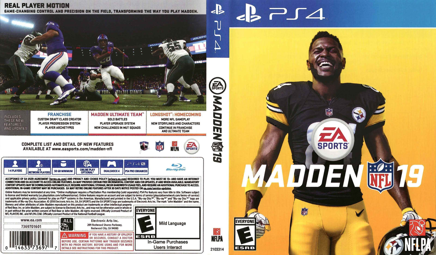 Madden NFL 19 Cover Art - WOI Solutions